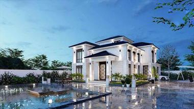 35+ Mẫu thiết kế biệt thự 2 tầng đẹp lý tưởng trong năm 2022