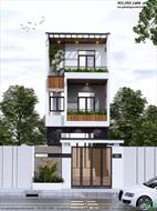 Nhà phố 3 tầng hiện đại 5,5x20m tại Bắc Giang NDNP3T66