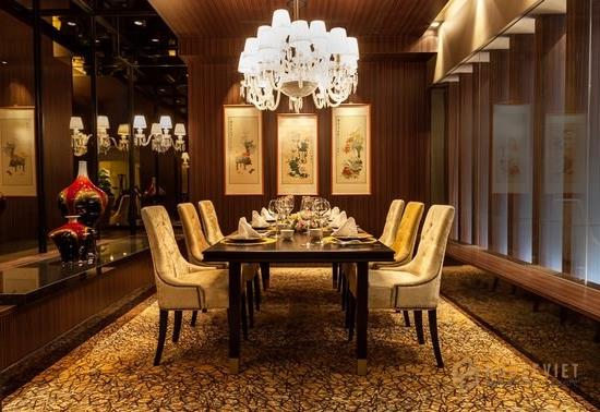 Thiết kế phòng VIP của nhà hàng gây ấn tượng mạnh