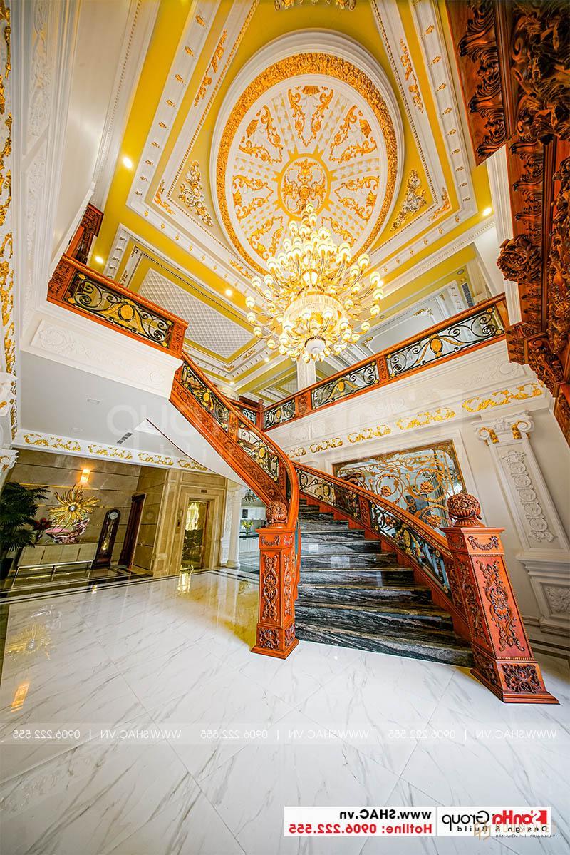 Loạt ảnh thực tế biệt thự tân cổ điển sang trọng hàng chục tỷ đô khiến hàng triệu con tim thổn thức 37 Hình ảnh thực tế mặt bằng đẹp của biệt thự 4 tầng này