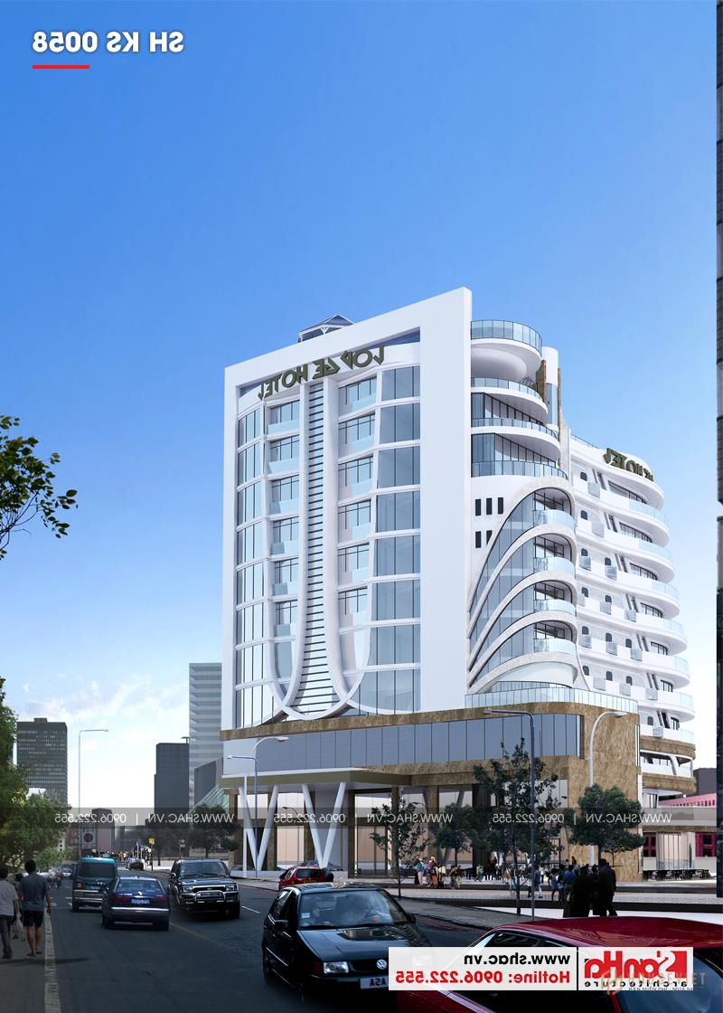 Mẫu thiết kế khách sạn tiêu chuẩn 5 sao 1078,5m2 hiện đại tại Phú Quốc - SH KS 0058 28 Mẫu khách sạn đẹp đảm bảo tiêu chuẩn thiết kế 5 sao với lối kiến trúc hiện đại, sang trọng