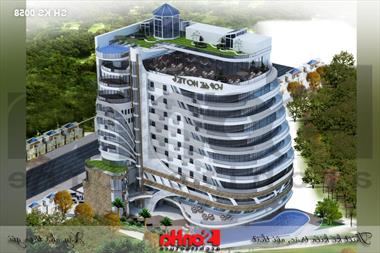 Thiết kế khách sạn tiêu chuẩn 5 sao hiện đại 1078,5m2 tại Phú Quốc - SH KS 0058