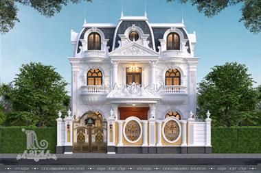 Mẫu biệt thự 2 5 tầng đẹp đẳng cấp (Chủ đầu tư: Anh Hòa - Nghệ An) BT22530