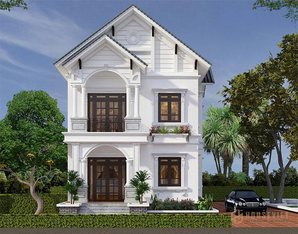 Mẫu nhà 2 tầng 7x12m