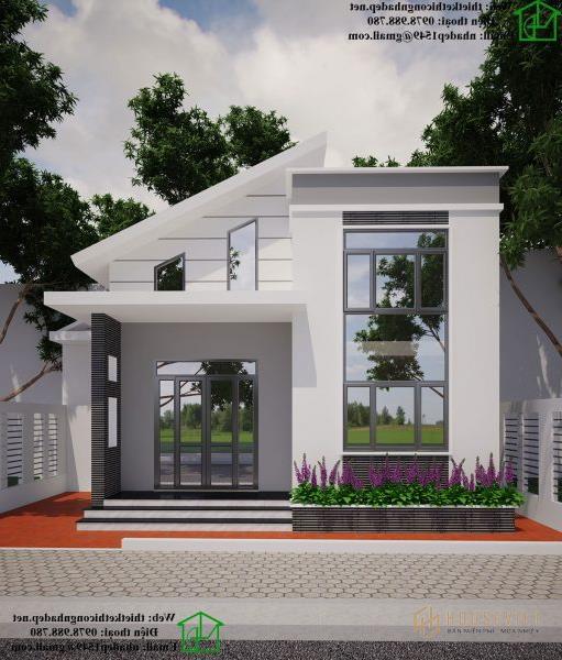 Mẫu gác lửng đẹp tại Long An NDNC451