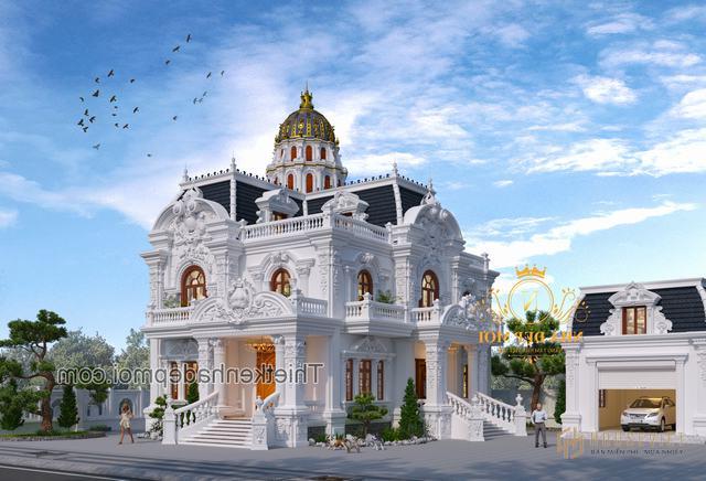 Kiến trúc sư thiết kế biệt thự cổ điển đẹp