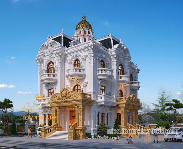 Biệt thự cổ điển châu âu 1 trệt 2 lầu