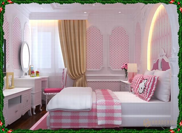 phong ngu con biet thu co dien chau au dep