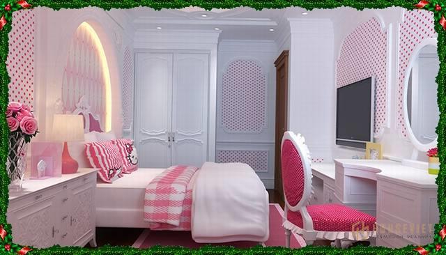 phong ngu cho con biet thu co dien chau au dep