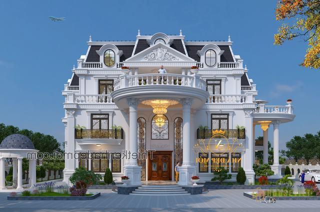 Biệt thự nhà vườn 3 tầng châu âu