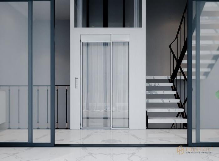thiết kế cầu thang mở nhẹ