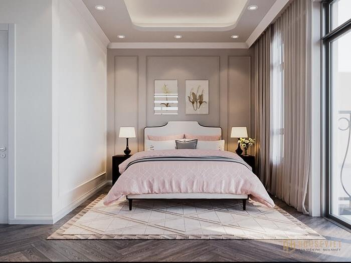 View 1 - phòng ngủ con gái của mẫu thiết kế nội thất biệt thự song lập