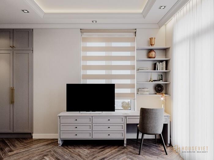 View 2 - phòng ngủ con trai của mẫu thiết kế nội thất biệt thự song lập