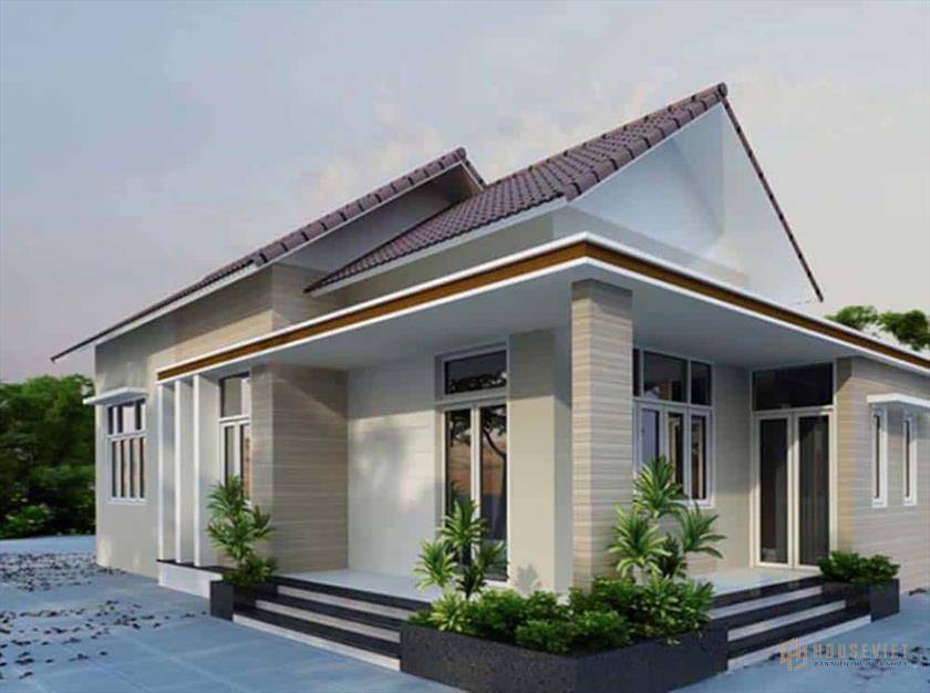 Mẫu thiết kế nhà ống 60m2 1 tầng siêu đẹp và sang trọng Mẫu thiết kế nhà ống 60m2 1 tầng siêu đẹp và sang trọng