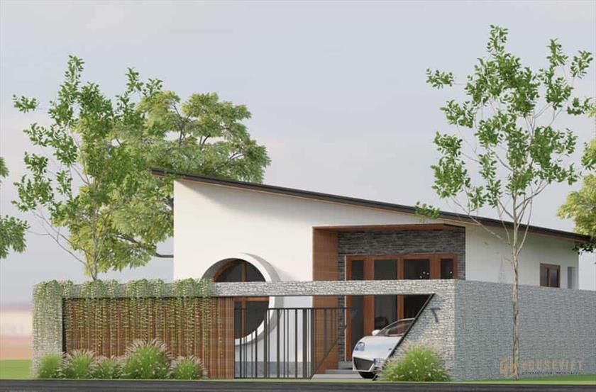 Mẫu thiết kế nhà ống 60m2 1 tầng siêu đẹp và sang trọng