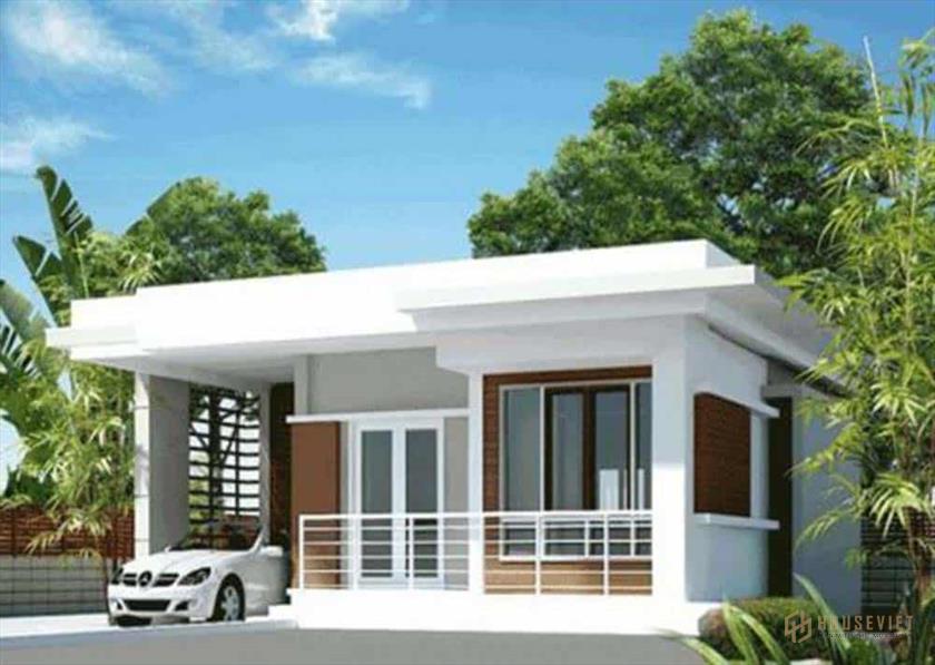 Nhà ống có gara ô tô mặt tiền 6m Nhà ống có gara ô tô mặt tiền 6m