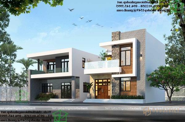 Nhà phố 2 tầng 8x12m NDNP2T11