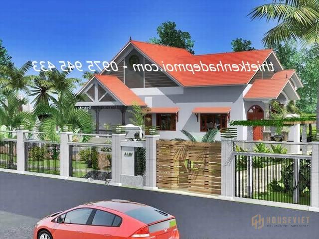 mau nha vuon mai thai dep 180m2