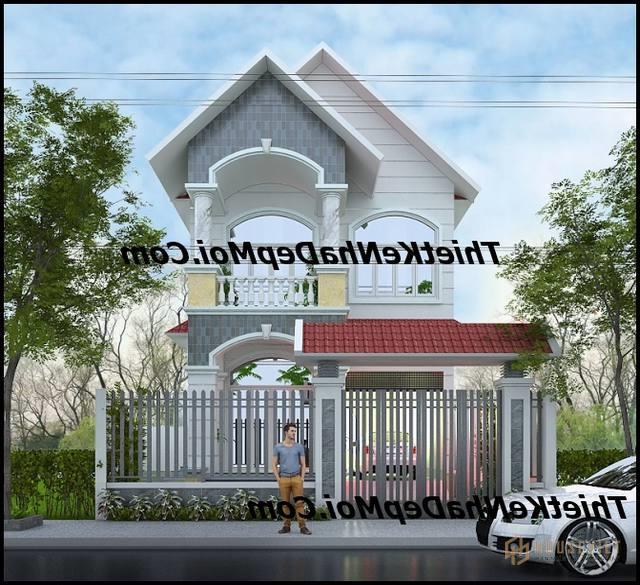 mau nha biet thu 2 tang mai thai chi thuy view 2