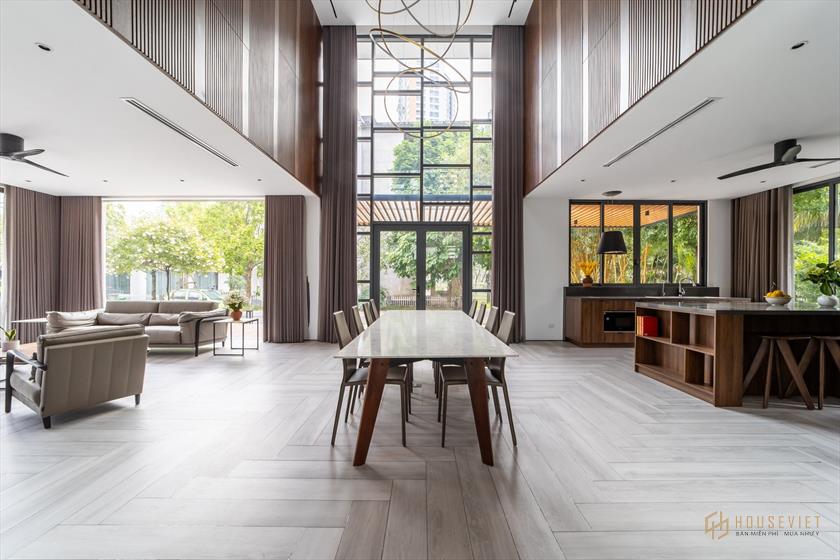 Atrium space kết nối không gian trong nhà và ngoài trời với nhau