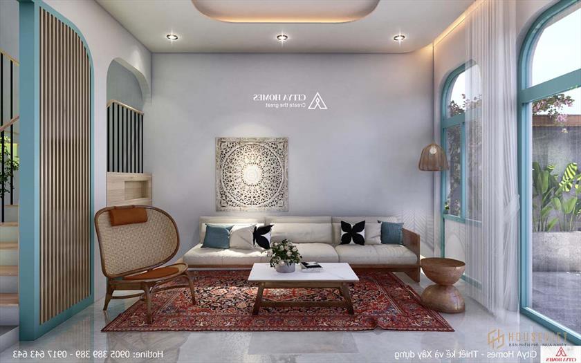 Thiết kế phòng khách thể hiện cá tính của gia chủ