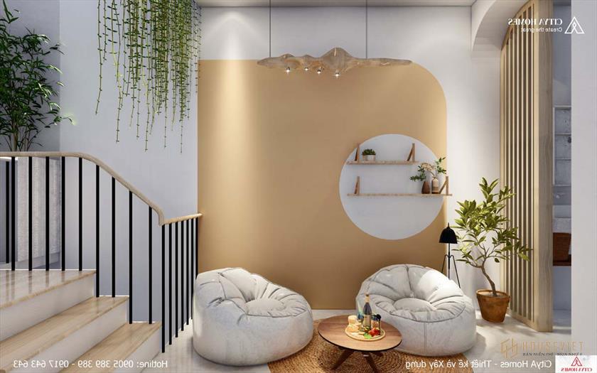 Không gian sinh hoạt chung đầy sáng tạo và cá tính