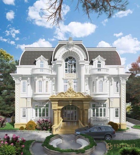 Mẫu Biệt Thự 2 Tầng Phong Cách Pháp | 10+ Mẫu Biệt Thự Đẹp Sang Trọng, Đẹp Nhất