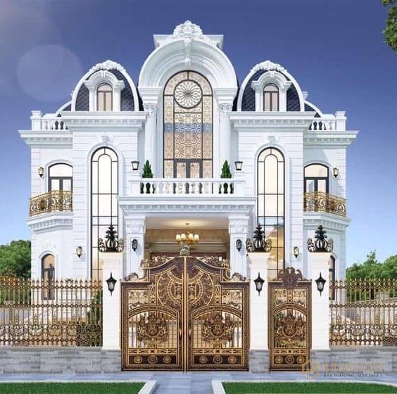 Mẫu Biệt Thự 2 Tầng Phong Cách Pháp | 10+ Mẫu Biệt Thự Đẹp Sang Trọng, Đẹp Nhất