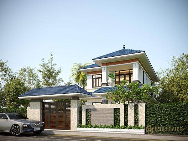 Mẫu nhà phố mặt tiền 8m