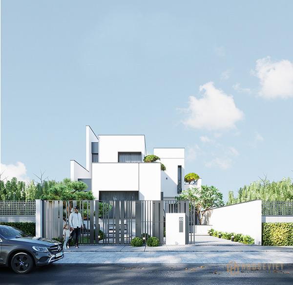 Mẫu nhà phố mặt tiền 8m