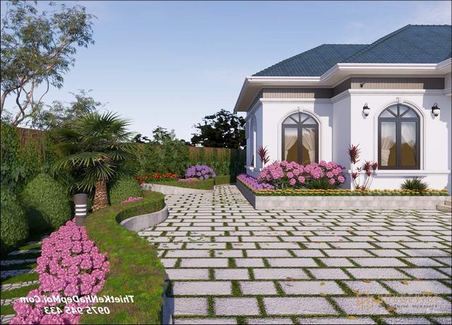 Nhà 1 tầng đẹp hiện đại 2021