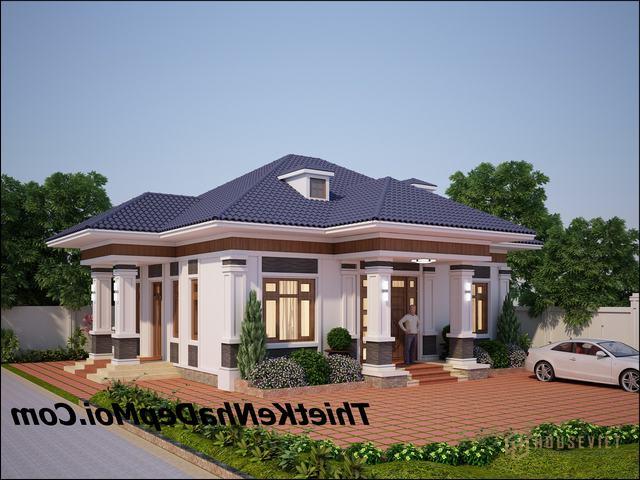 Nhà 1 tầng 4 phòng ngủ 2019