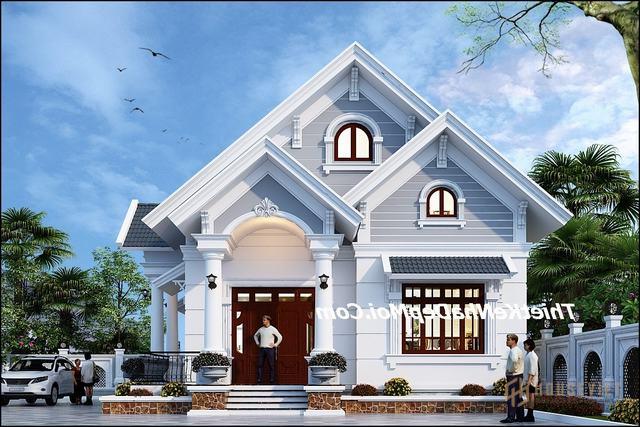 nhà cấp 4 mái thái hiện đại