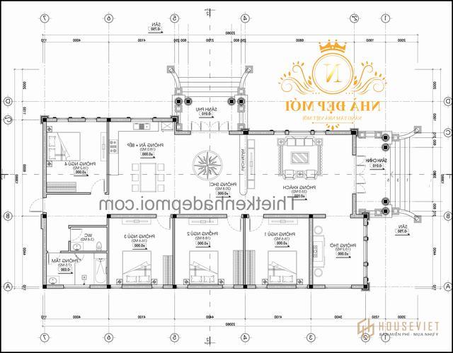 Biệt thự vườn đẹp một tầng