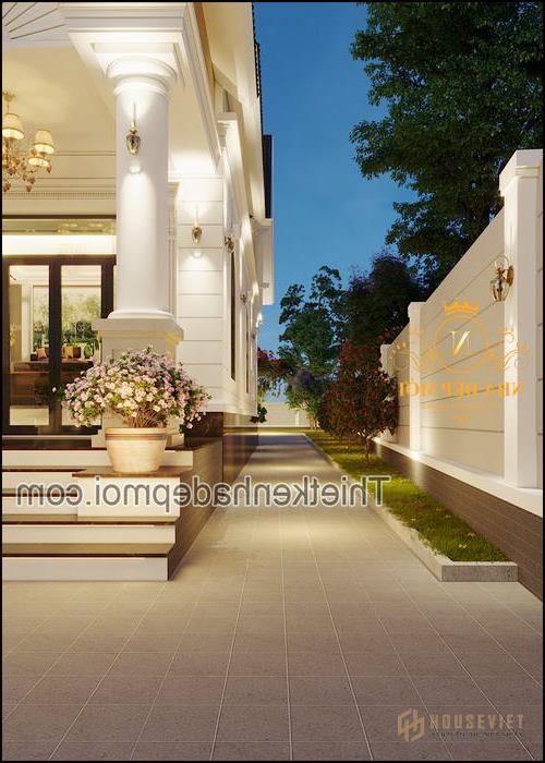 Thiết kế tiểu cảnh sân vườn nhà đẹp 2021