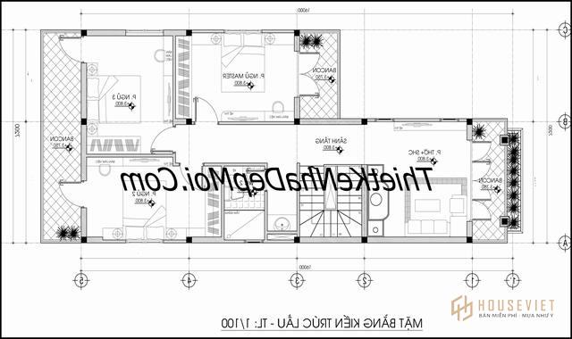 mat bang nha chu l ngang 8m mat tien mai thai