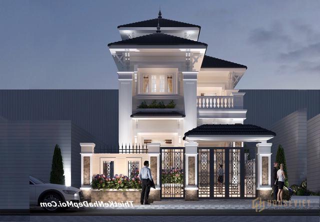 Biệt thự mini 2 tầng đẹp