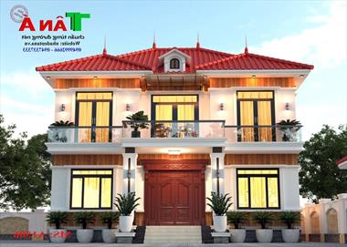 Biệt thự 2 tầng 3 phòng ở Hồng Lĩnh - Hà Tĩnh.  MS: A1506