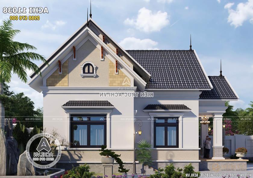 Một góc nhìn của mẫu thiết kế nhà cấp 4 3 phòng ngủ đẹp ở nông thôn