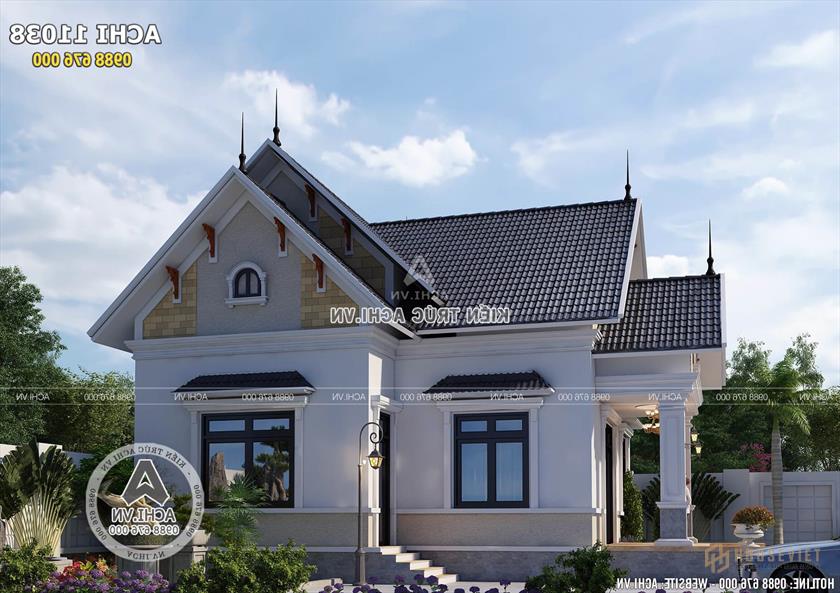 Biệt thự mái thái 1 tầng đẹp ở Cao Bằng khiến bạn không thể rời mắt