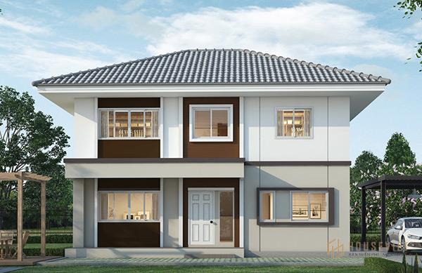 Mẫu thiết kế nhà 2 tầng hiện đại và sang trọng