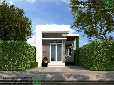 Phương án thiết kế nhà cấp 4 3 phòng ngủ 5 × 20 thẩm mỹ và tiện nghi