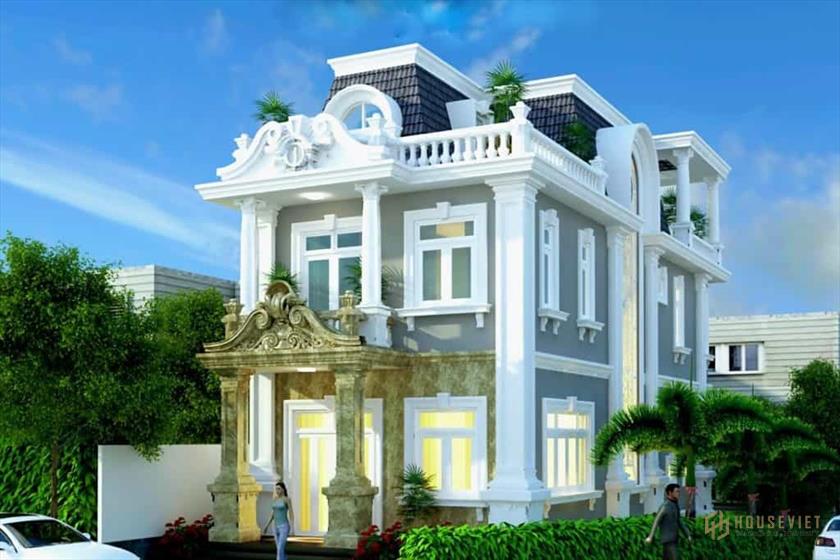 thiết kế biệt thự 7x14m