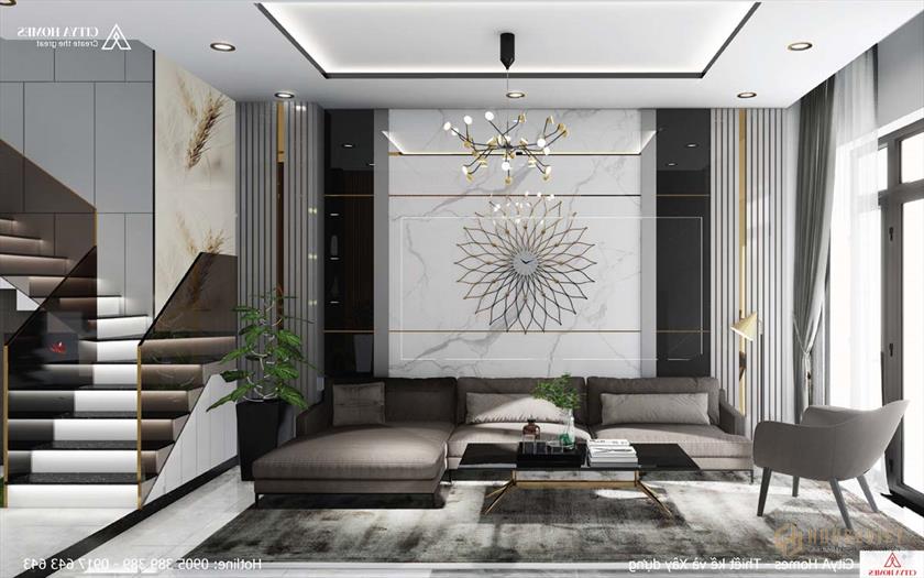 Sự sang trọng hiện rõ trong từng chi tiết nội thất nhỏ của phòng khách này