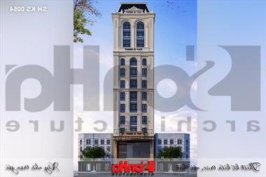 Hài lòng với mẫu thiết kế khách sạn 3 sao tân cổ điển 10mx35m tại Hải Phòng