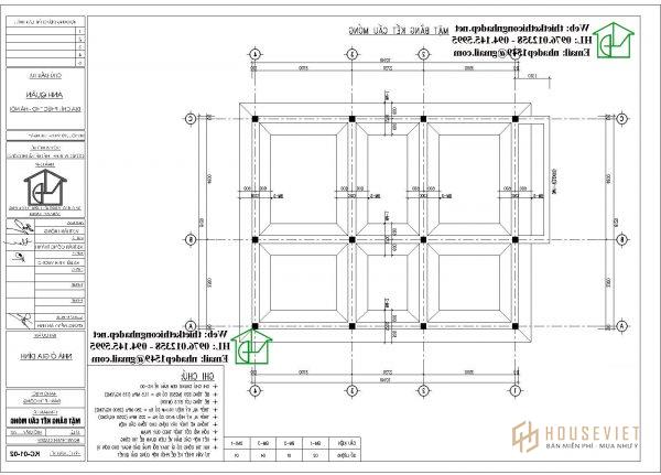 Bản vẽ mặt bằng nhà cấp 4