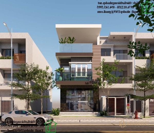 nhà phố 5m 1 mặt tiền đẹp 3 tầng