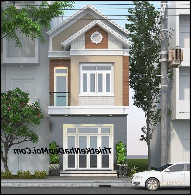 2-storey tube house with Thai roof 5x16m 
