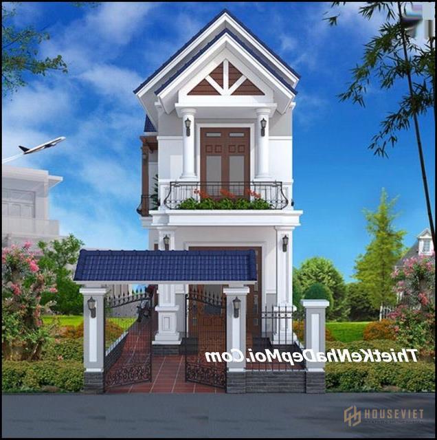 Model house with Thai roof 2 floors 3 bedrooms