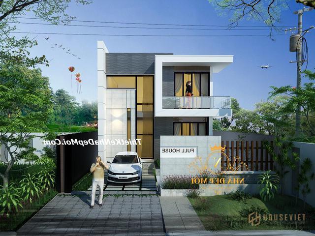 Model of a 2-storey rural house 700 million VND